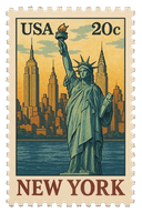 NYC postage stamp